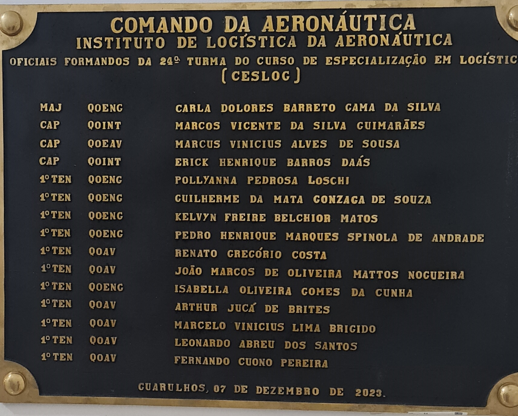 Placa de Bronze Fundido